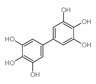 [1,1'-Biphenyl]-3,3',4,4',5,5'-hexol Structure