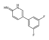 5-(3,5-difluorophenyl)pyridin-2-amine结构式