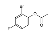 (2-bromo-4-fluorophenyl) acetate Structure