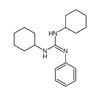 1,2-dicyclohexyl-3-phenylguanidine Structure