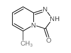 2-methyl-1,7,8-triazabicyclo[4.3.0]nona-2,4,6-trien-9-one结构式