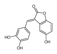 3-[(3,4-dihydroxyphenyl)methylidene]-5-hydroxy-1-benzofuran-2-one Structure