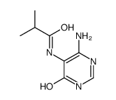 N-(6-amino-4-oxo-1H-pyrimidin-5-yl)-2-methylpropanamide Structure