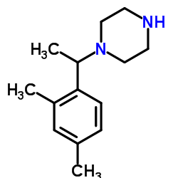 1-[1-(2,4-DIMETHYL-PHENYL)-ETHYL]-PIPERAZINE结构式