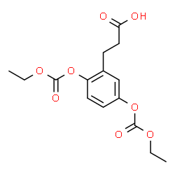 3-[2,5-bis(ethoxycarbonyloxy)phenyl]propanoic acid picture