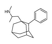 N-methyl-1-(2-phenyl-1-adamantyl)propan-2-amine结构式