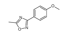 methyl 4-(5-methyl-1,2,4-oxadiazol-3-yl)phenyl ether结构式