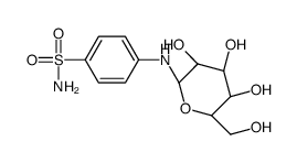 N-(4-Sulfamoylphenyl)-β-D-glucopyranosylamine Structure