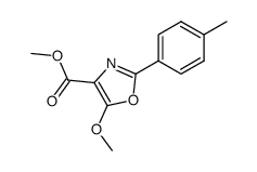 4-Carbomethoxy-5-methoxy-2-(4'-methylphenyl)oxazole结构式