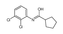 Cyclopentanecarboxamide, N-(2,3-dichlorophenyl)- (9CI) structure