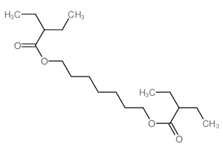 7-(2-ethylbutanoyloxy)heptyl 2-ethylbutanoate结构式