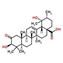 (3β)-3,19-Dihydroxy-2-oxours-12-en-28-oic acid picture