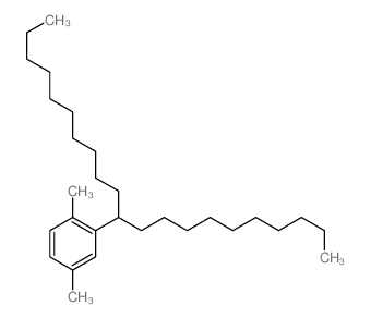 Benzene, 2- (1-decylundecyl)-1,4-dimethyl- Structure