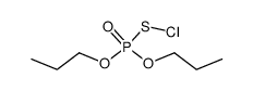 Chlorsulfanphosphorsaeure-di(n-propyl)ester结构式