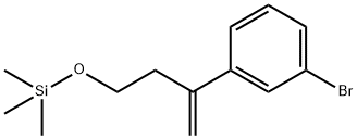 [[3-(3-Bromophenyl)-3-butenyl]oxy]trimethylsilane structure