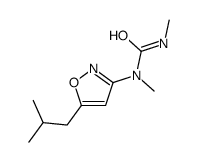 1,3-dimethyl-1-[5-(2-methylpropyl)-1,2-oxazol-3-yl]urea Structure