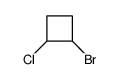 1-bromo-2-chlorocyclobutane Structure