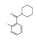 2-氯-吡啶-3-酰基哌啶结构式