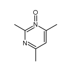 Pyrimidine, 2,4,6-trimethyl-, 1-oxide (6CI,9CI) structure