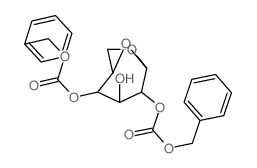 benzyl (3-hydroxy-4-phenylmethoxycarbonyloxy-7,8-dioxabicyclo[3.2.1]oct-2-yl) carbonate结构式