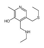 4-(ethylaminomethyl)-5-(ethylsulfanylmethyl)-2-methylpyridin-3-ol Structure