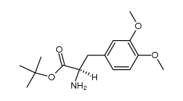 (R)-1,1-dimethylethyl 2-amino-3-(3,4-dimethoxyphenyl)propanoate Structure