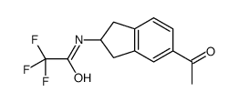 N-(5,6-二乙基-2,3-二氢-1H-茚-2-基)-2,2,2-三氟乙酰胺结构式