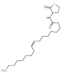 9-Octadecenamide,N-(tetrahydro-2-oxo-3-thienyl)-, [S-(Z)]- (9CI) Structure