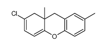 2-chloro-7,9a-dimethyl-1,9-dihydroxanthene Structure