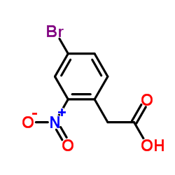 (4-Bromo-2-nitrophenyl)acetic acid picture