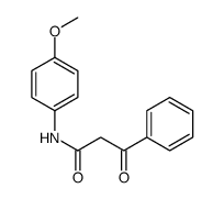 N-(4-Methoxyphenyl)-2-benzoylacetamide Structure