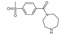 1,4-diazepan-1-yl-(4-methylsulfonylphenyl)methanone Structure