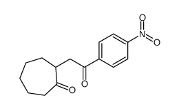 2-[2-(4-nitrophenyl)-2-oxoethyl]cycloheptan-1-one Structure