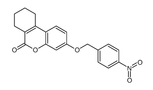 3-[(4-nitrophenyl)methoxy]-7,8,9,10-tetrahydrobenzo[c]chromen-6-one Structure