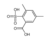3,5-dimethyl-2-sulfobenzoic acid Structure