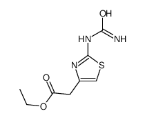 ethyl 2-[2-(carbamoylamino)-1,3-thiazol-4-yl]acetate结构式