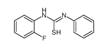 1-(2-fluorophenyl)-3-phenylthiourea结构式