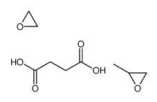 butanedioic acid,2-methyloxirane,oxirane Structure