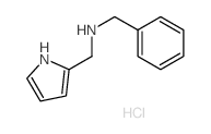1H-Pyrrole-2-methanamine,N-(phenylmethyl)-, hydrochloride (1:1) Structure