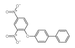 2,4-dinitro-1-(4-phenylphenoxy)benzene结构式