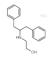 Ethanol,2-[[2-phenyl-1-(phenylmethyl)ethyl]amino]-, hydrochloride (1:1)结构式