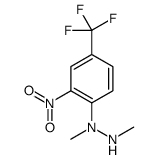 1,2-dimethyl-1-[2-nitro-4-(trifluoromethyl)phenyl]hydrazine Structure