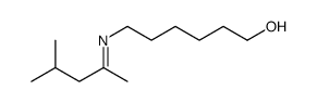 6-(4-methylpentan-2-ylideneamino)hexan-1-ol结构式