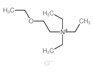 2-ethoxyethyl-triethyl-azanium结构式