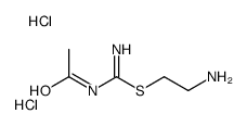 2-aminoethyl N'-acetylcarbamimidothioate,dihydrochloride Structure