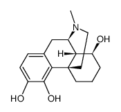 17-Methylmorphinan-3,4,8β-triol结构式