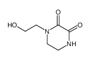 2,3-Piperazinedione,1-(2-hydroxyethyl)-(6CI,7CI,9CI) Structure