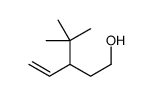 3-tert-butylpent-4-en-1-ol Structure