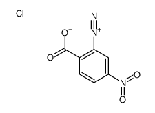 2-carboxy-5-nitrobenzenediazonium,chloride结构式