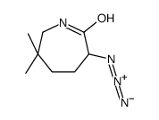 3-azido-6,6-dimethylazepan-2-one Structure